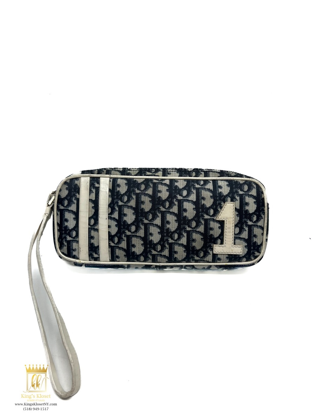 Dior monogram trotter #1 pouch/wristlet